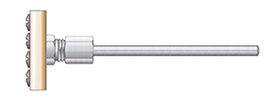 Mineral Insulated Thermocouple with Compensated Mini Terminal Block 800°F